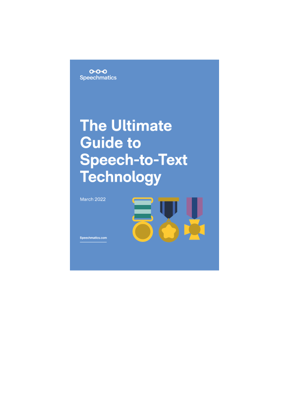 The Ultimate Guide to Speech-to-Text Technology